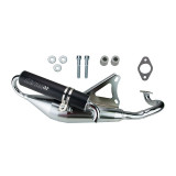 Pot d'échappement TECNIGAS Q-TRE Chrome 060838312 | Oxmoto