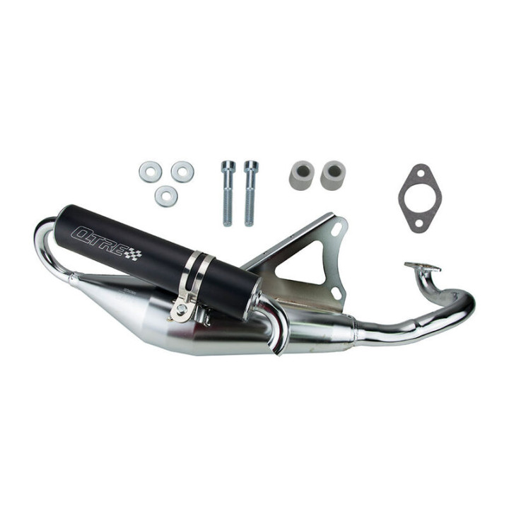 Pot d'échappement TECNIGAS Q-TRE Chrome 060838312 | Oxmoto