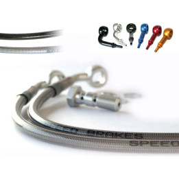 Durite d'embrayage Aviation SPEEDBRAKES carbone/raccord argent 3001822