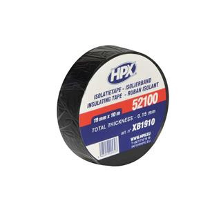 Ruban adhésif isolant HPX 5200 (19 mm x 10 m) - Noir mat