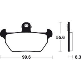 Plaquettes de frein Tecnium Performance métal fritté - MF144