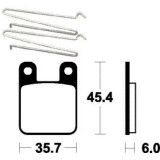 Plaquettes de frein Tecnium Scooter organique - ME319