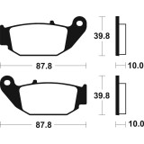 Plaquettes de frein Tecnium route organique - MA415 | Oxmoto