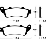 Plaquettes de frein Tecnium Scooter organique - ME235
