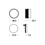 Plaquettes de frein Tecnium MX/Quad métal fritté - MO137