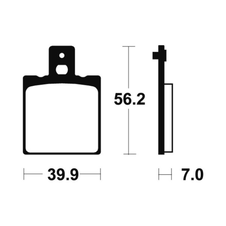 Plaquettes de frein Tecnium Performance métal fritté - MR19
