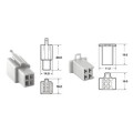 Jeu de connectiques 4 voies 110 ML Bihr type origine Ø0,5mm²/0,85mm² - 5 jeux complets