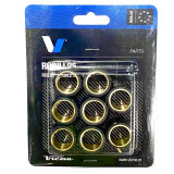 Jeu de galets Tecnium 25x17mm 15gr - 8 pièces | Oxmoto