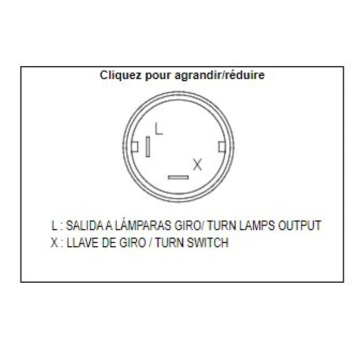 Centrale de clignotants électronique Tecnium DZE OE 2 pôles 12V