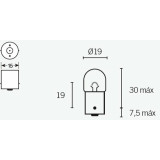 Ampoule Tecnium R5 12V 5W - x10 | Oxmoto