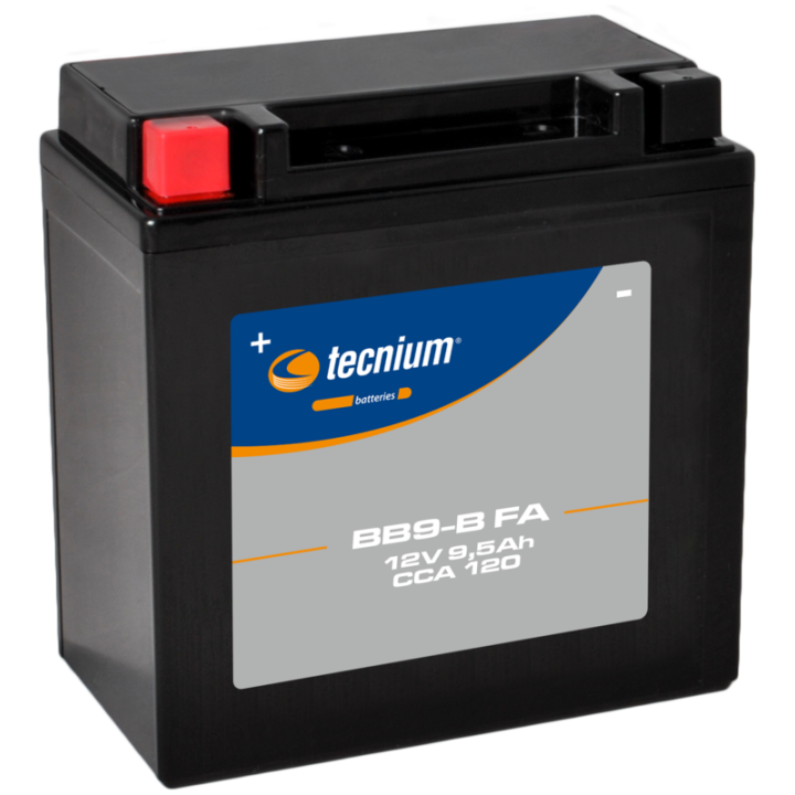 Batterie Tecnium sans entretien activé usine - BB9-B