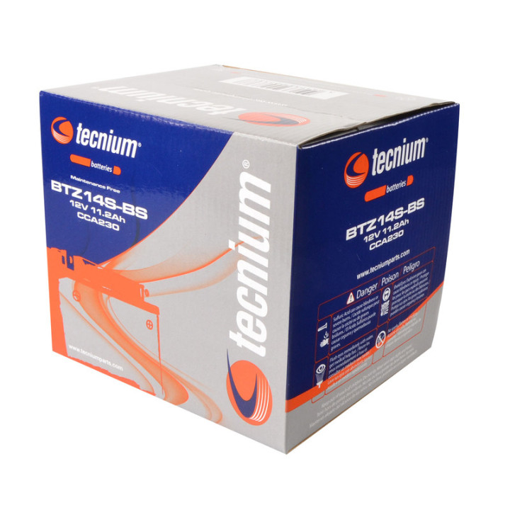 Batterie Tecnium sans entretien avec pack acide - BTZ14S-BS