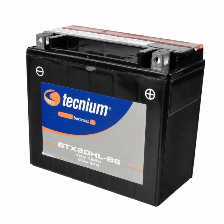 Batterie Tecnium sans entretien avec pack acide - BTX20HL-BS