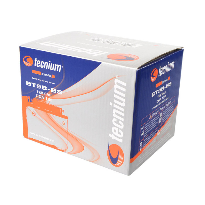 Batterie Tecnium sans entretien avec pack acide - BT9B-BS