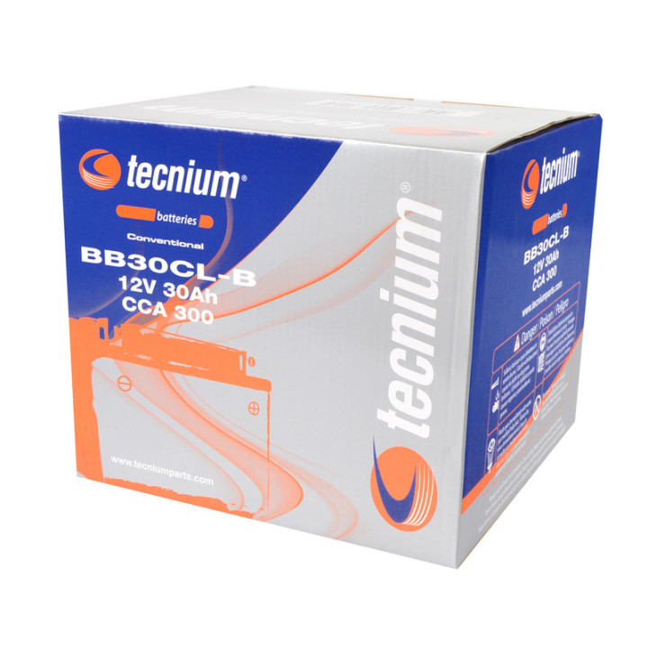 Batterie Tecnium conventionnelle avec pack acide - BB30CL-B