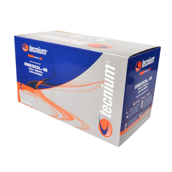 Batterie Tecnium conventionnelle avec pack acide - BB30L-B