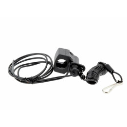 Coupe-contact Tecnium racing noir | Oxmoto