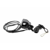 Coupe-contact Tecnium racing noir | Oxmoto