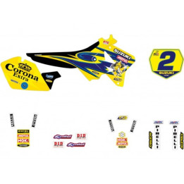Kit déco Tecnosel Replica Team Suzuki 2001 | Oxmoto