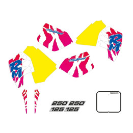 Kit déco complet Tecnosel OEM Suzuki 1992 | Oxmoto