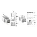 Jeu de connectiques 6 voies 110 ML Bihr type origine Ø0,5mm²/0,85mm² - 5 jeux complets