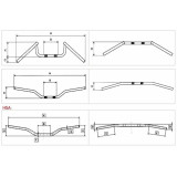 Guidon Tommaselli bas | Oxmoto