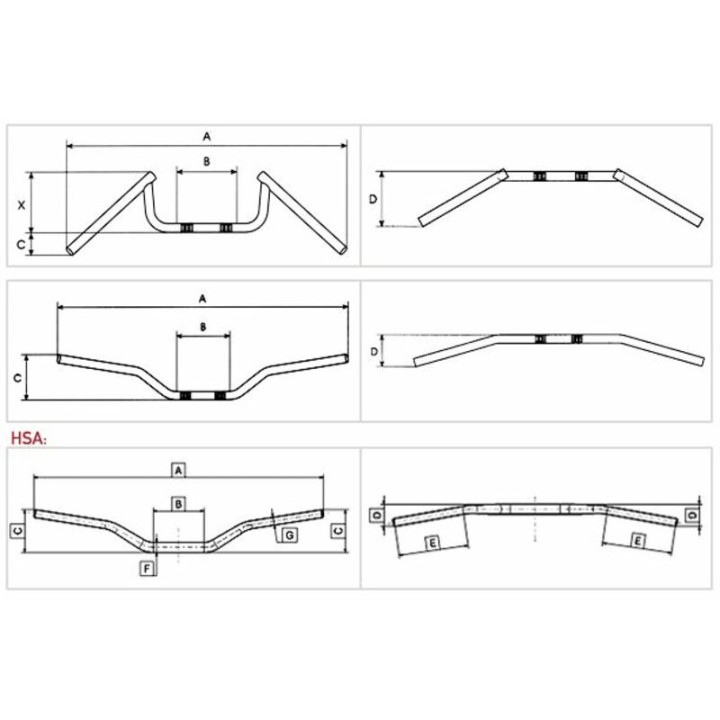 Guidon Tommaselli bas | Oxmoto
