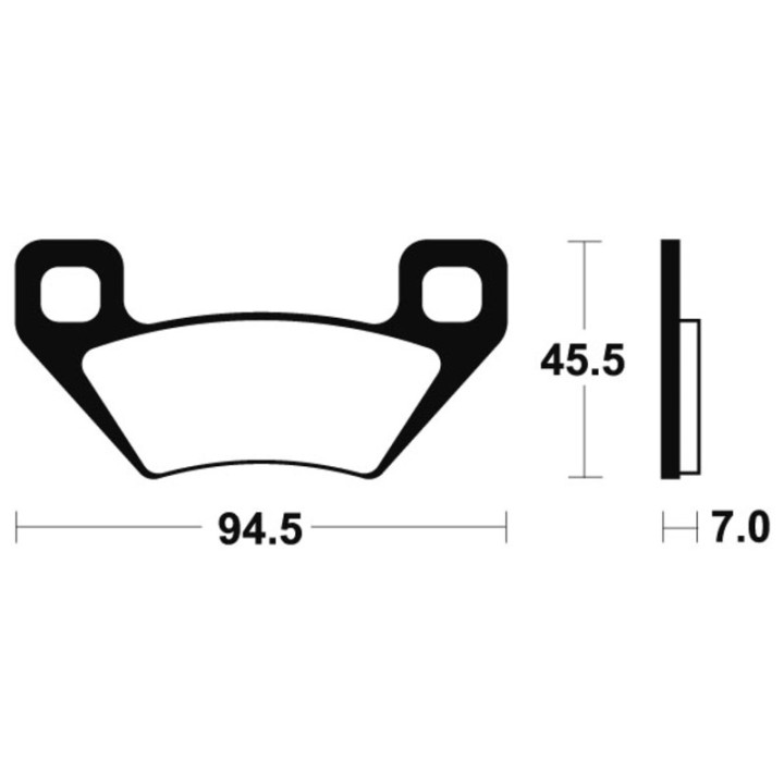 Plaquettes de frein Tecnium MX/Quad métal fritté - MO322 achat en ligne