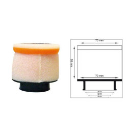 Filtre à air cylindrique TWIN AIR Ø28mm - 158973 | Oxmoto