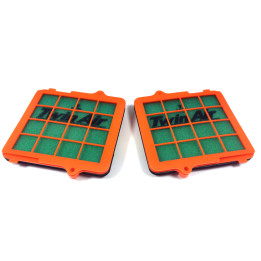 Kit 2 filtres à air + 2 cages TWIN AIR - 150607P | Oxmoto