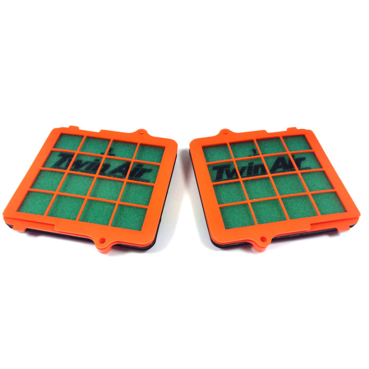 Kit 2 filtres à air + 2 cages TWIN AIR - 150607P | Oxmoto