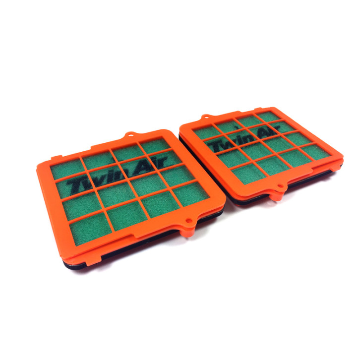 Kit 2 filtres à air + 2 cages TWIN AIR - 150607P | Oxmoto