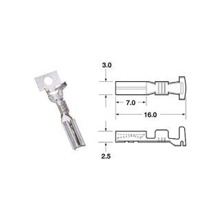 Cosse femelle série 090 SMTO Bihr Ø0,85mm²/1,25mm² - 50pcs 1201A0006
