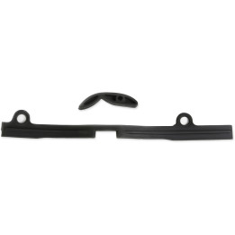 Kit patin de bras oscillant + patin de chaîne inférieur UFO noir KTM KT03017#001