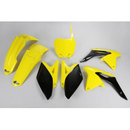 Kit plastique UFO couleur origine jaune/noir Suzuki RM-Z250 SUKIT411@999