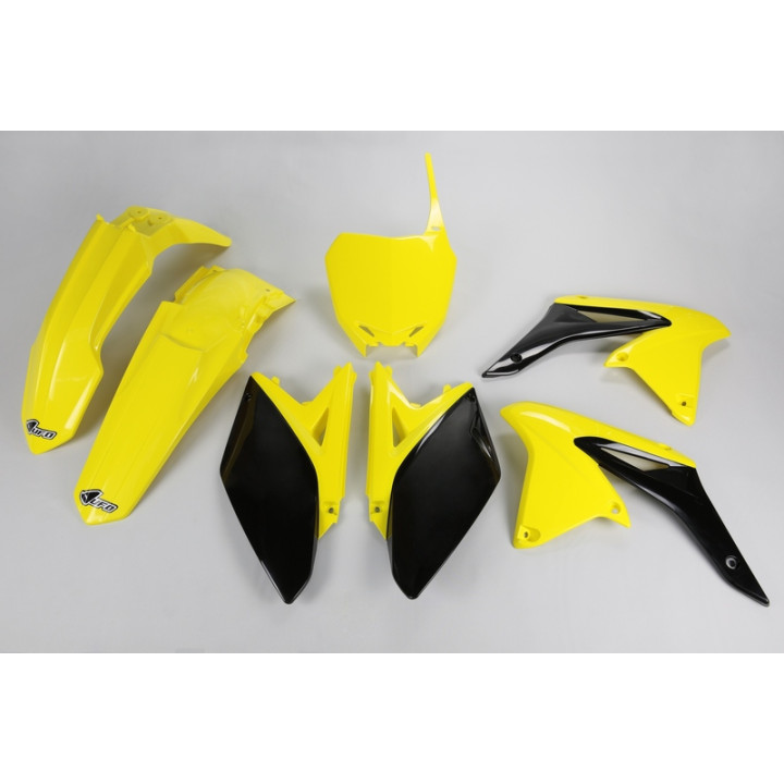 Kit plastique UFO couleur origine jaune/noir Suzuki RM-Z250 SUKIT411@999