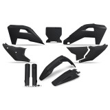Kit plastiques complet avec protections de fourche UFO - noir HUKIT630F@001