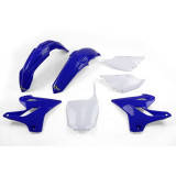 Kit plastique UFO couleur origine bleu/blanc Yamaha YZ125/250 YAKIT319@999