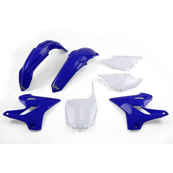 Kit plastique UFO couleur origine bleu/blanc Yamaha YZ125/250 YAKIT319@999
