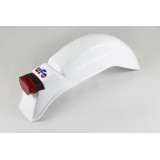 Garde-boue arrière + feu UFO blanc ME08034#W | Oxmoto