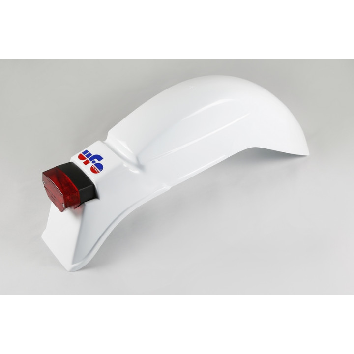 Garde-boue arrière + feu UFO blanc ME08034#W | Oxmoto