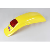 Garde-boue arrière + feu UFO Enduro jaune ME08027#D | Oxmoto