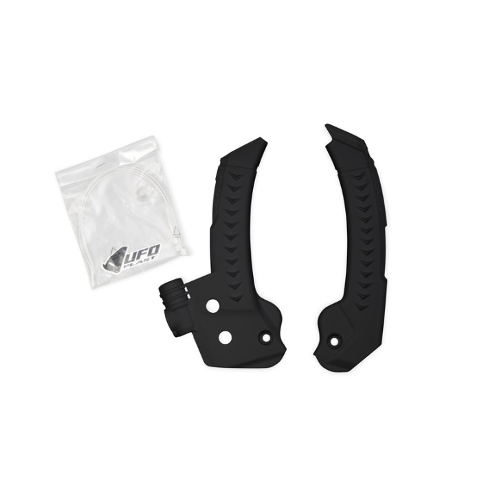 Protection de cadre UFO - noir HU04328#001 | Oxmoto
