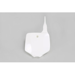 Plaque numéro frontale UFO blanc Kawasaki KA03732#047
