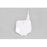 Plaque numéro frontale UFO blanc Kawasaki KA03732#047