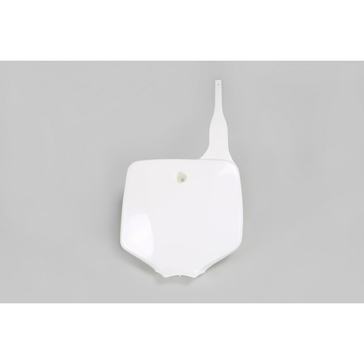 Plaque numéro frontale UFO blanc Kawasaki KA03732#047