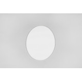 Plaque numéro frontale UFO Oval blanc | Oxmoto