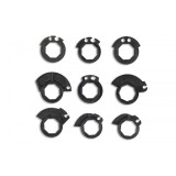 Revêtements UFO Lock On - rouge | Oxmoto