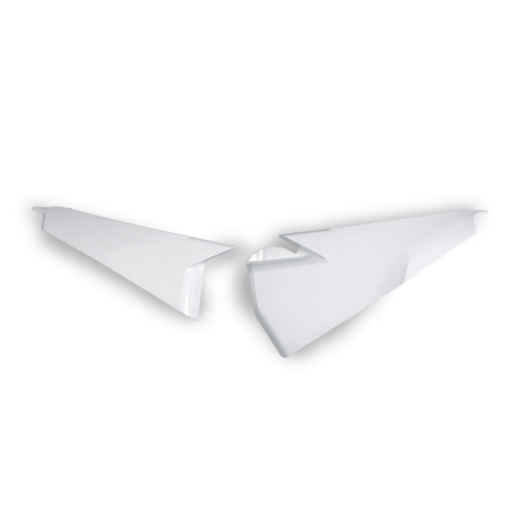 Plaques latérales supérieures UFO blanc | Oxmoto