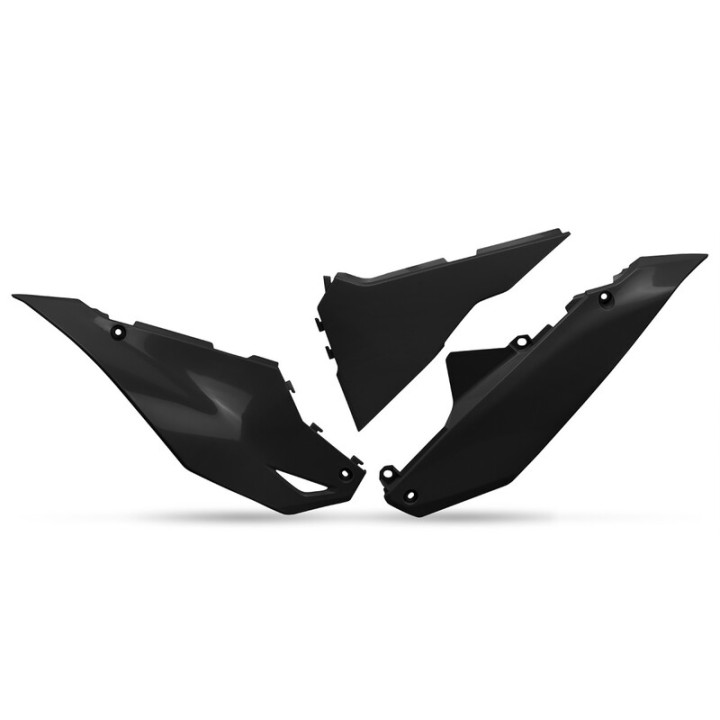 Plaques latérales UFO - noir | Oxmoto